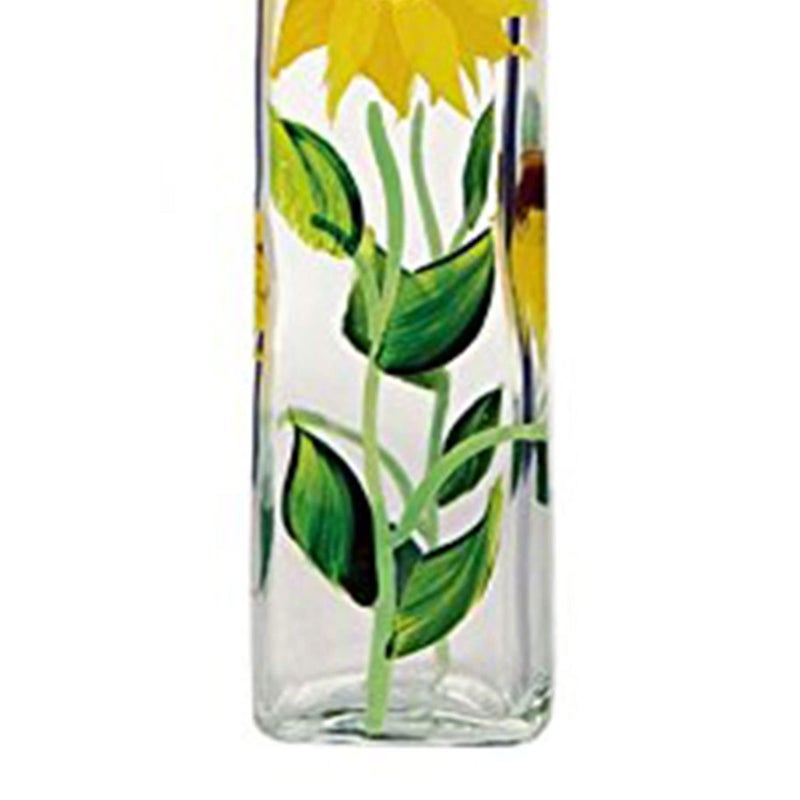 Grant Howard Glass Sunflower Oil & Vinegar Bottle - Image 4